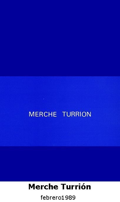 1989 Merche Turrión.